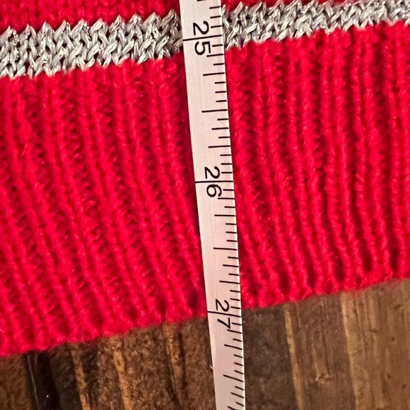 Jolly Sweaters Ugly Red Christmas Sweater, Gingerbread Man, large, acrylic, EUC - Picture 4 of 6